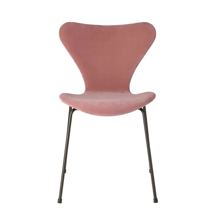 Fritz Hansen Serie 7 Stuhl Velvet Edition - Rose