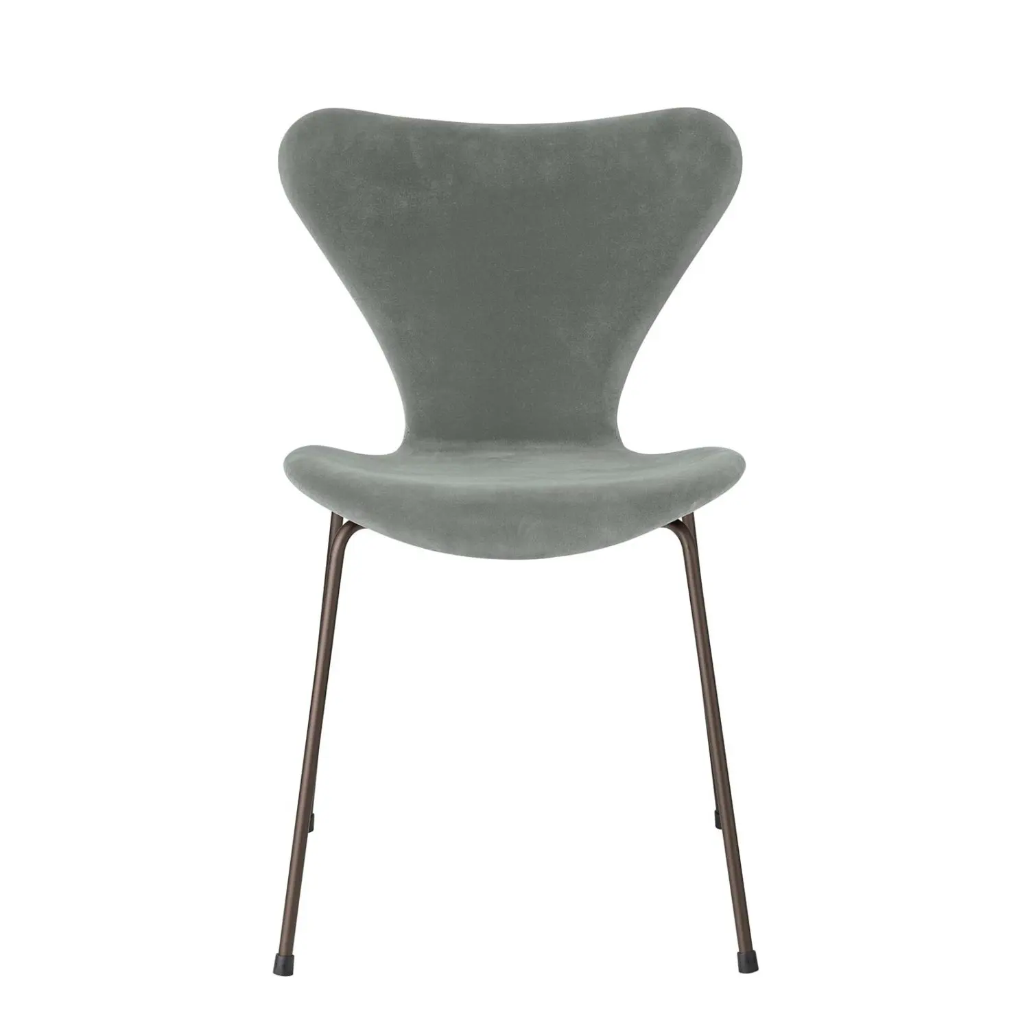 Fritz Hansen Serie 7 Stuhl Velvet Edition - Grey