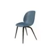 Gubi Stuhl Beetle ungepolstert  - New Beige - Beine Walnuss
