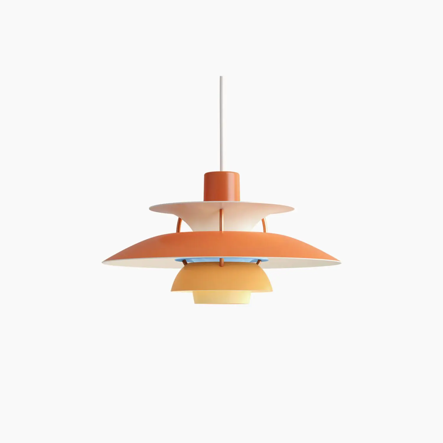Louis Poulsen Pendelleuchte PH5 Mini- Hues of orange