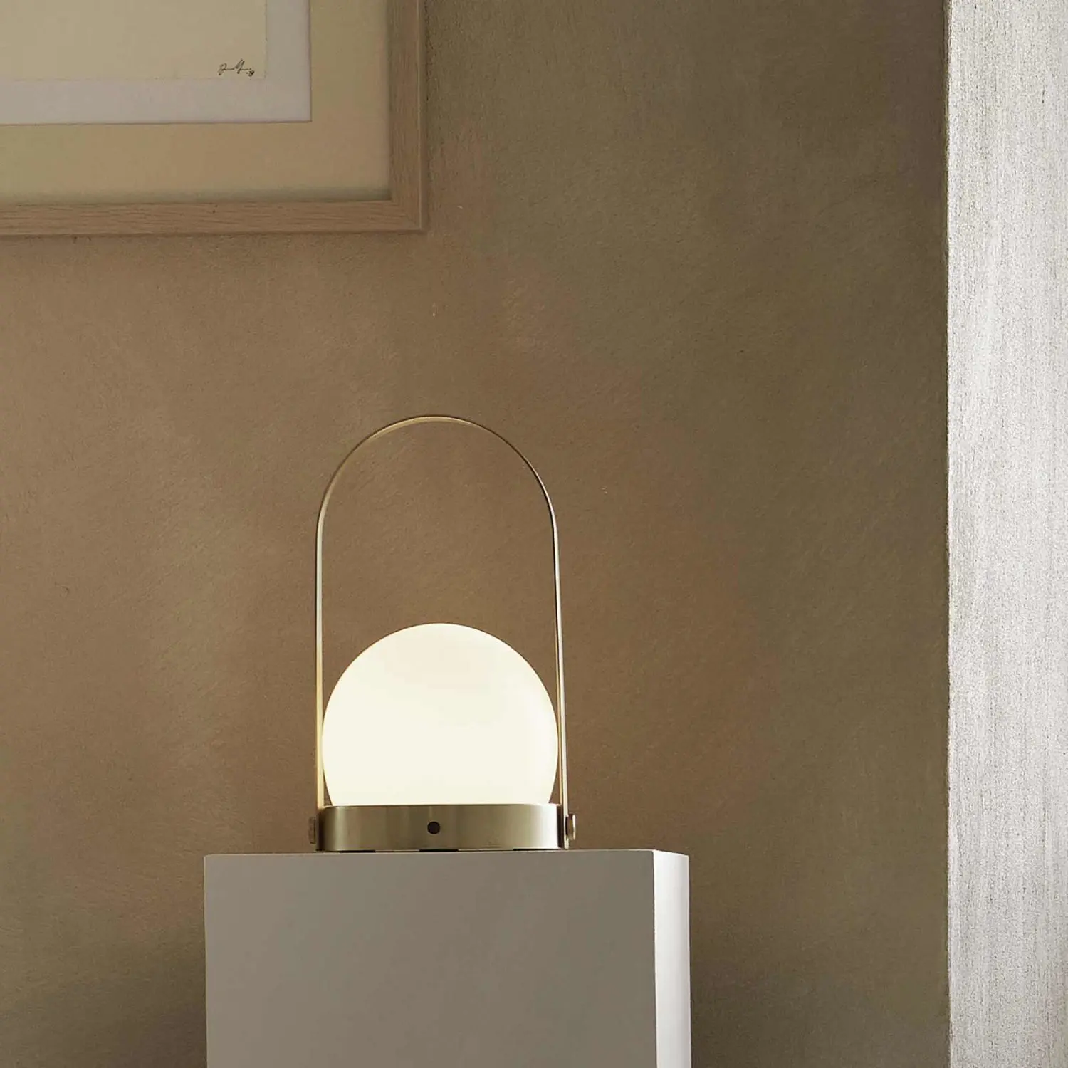 Carrie LED-Lampe - Messing – Bild 2