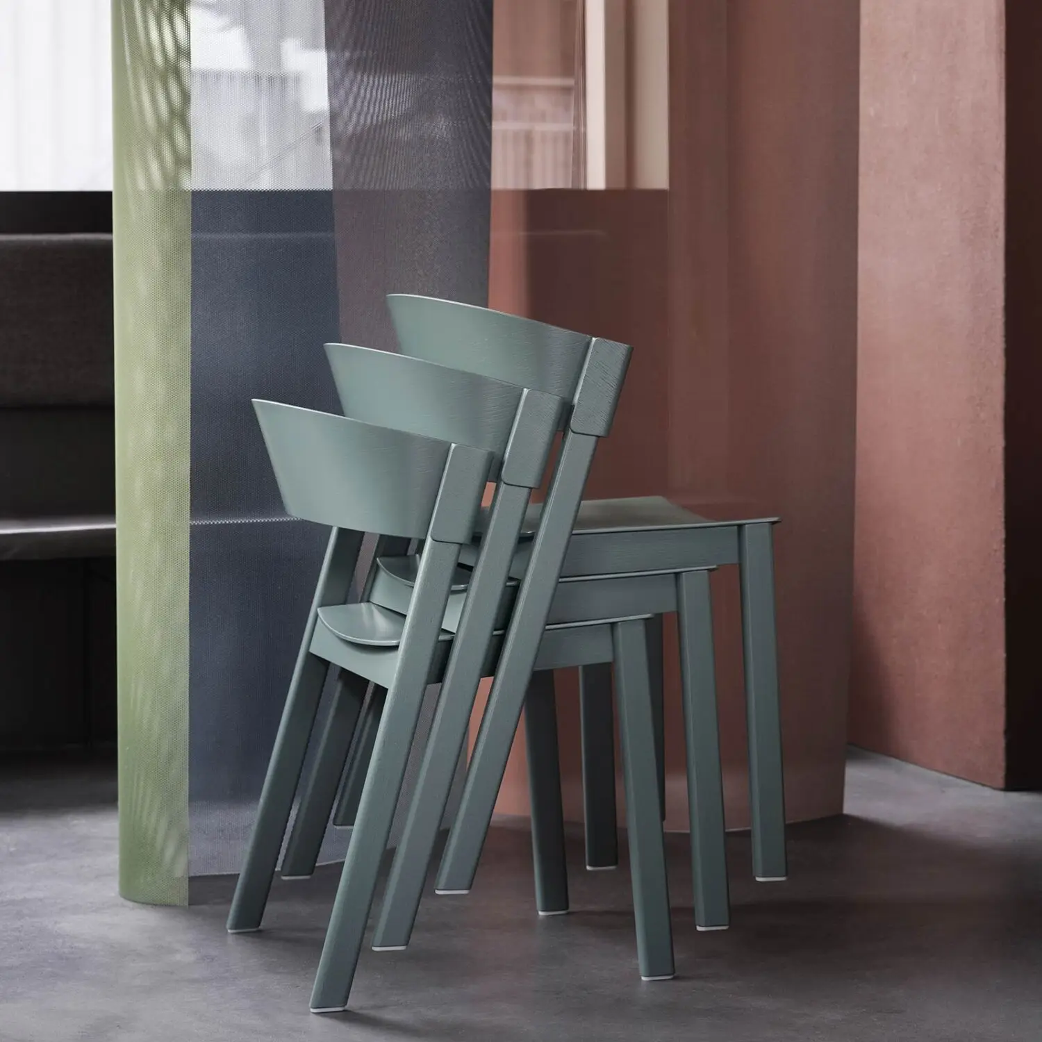Muuto Cover Side Stuhl - Grün – Bild 2