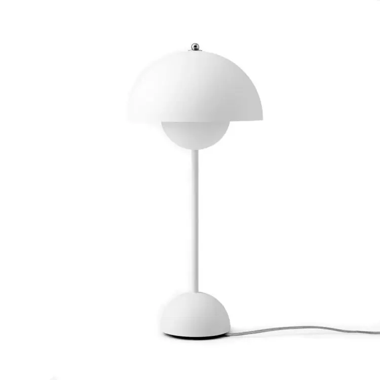 &Tradition - Tischleuchte Flowerpot Verner Panton VP3 - Matt White