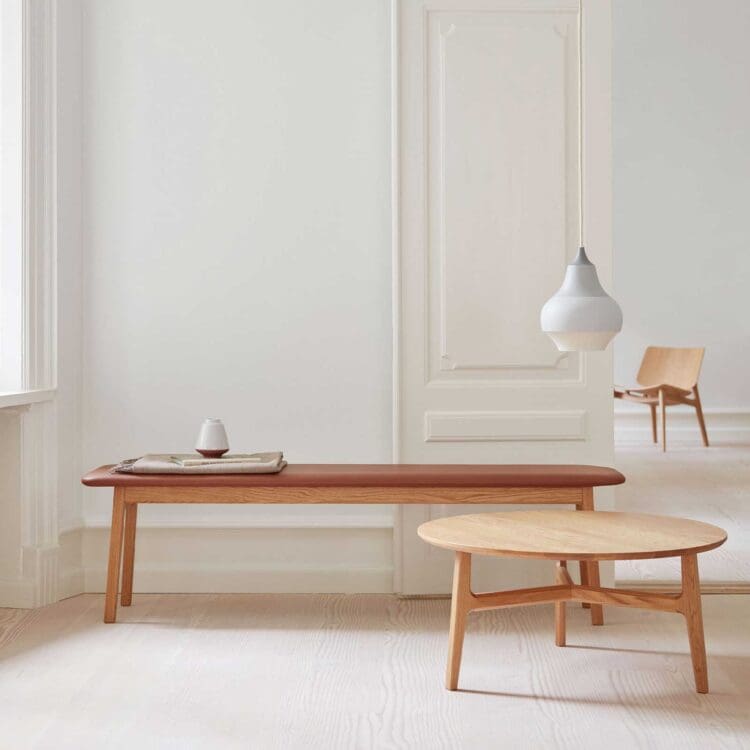 Alternative view of Magnus Olesen Freya Sitzbank - Eiche Lackiert