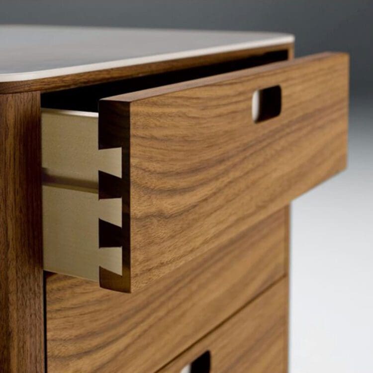 Alternative view of Naver AK 2405 Nachttisch - Walnuss