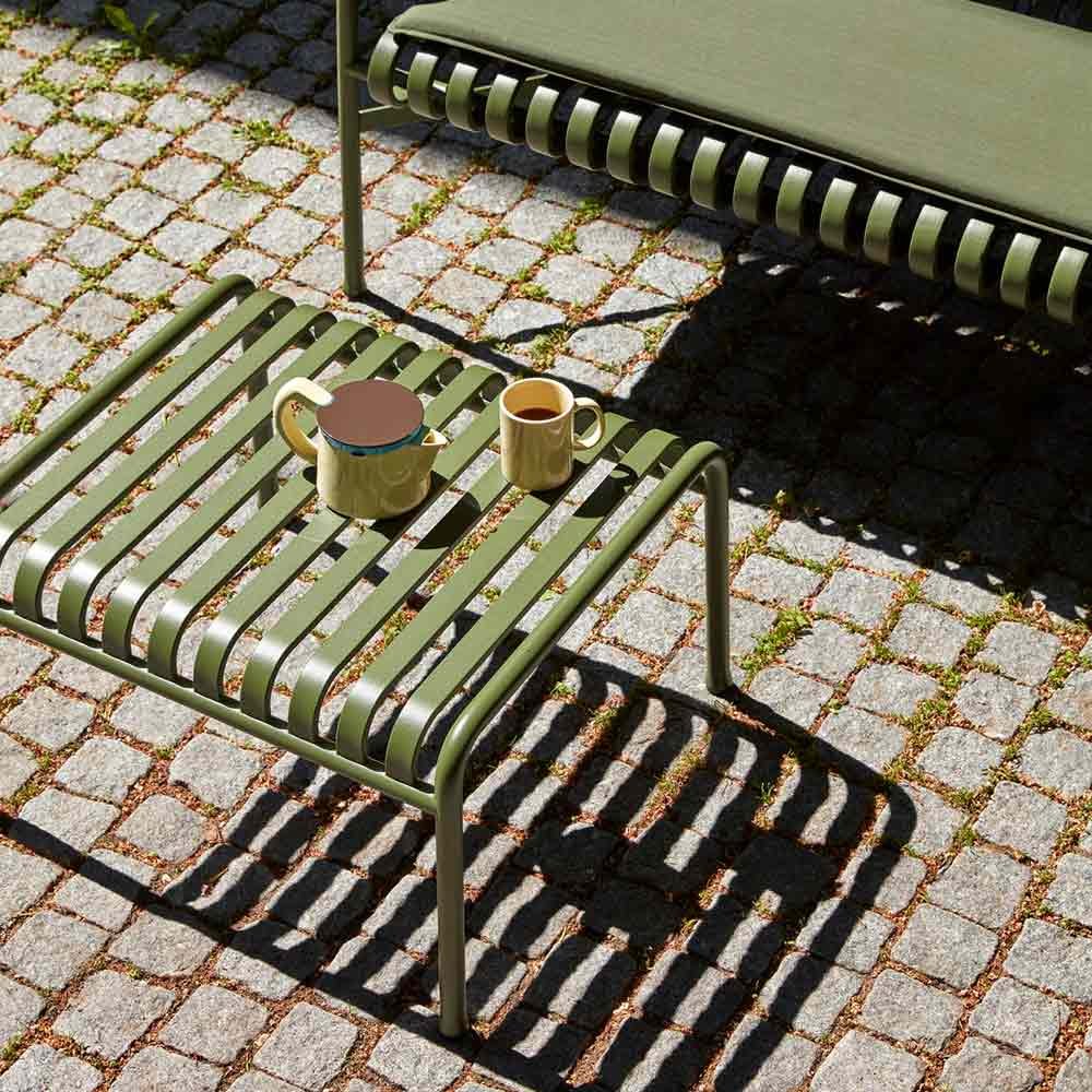Hay Palissade Dining Bench - Kissen - Olive textile – Bild 2